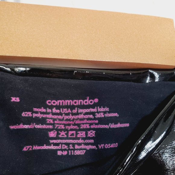 COMMANDO USA High Rise Vinyl Shapewear Pants - Picture 6 of 9